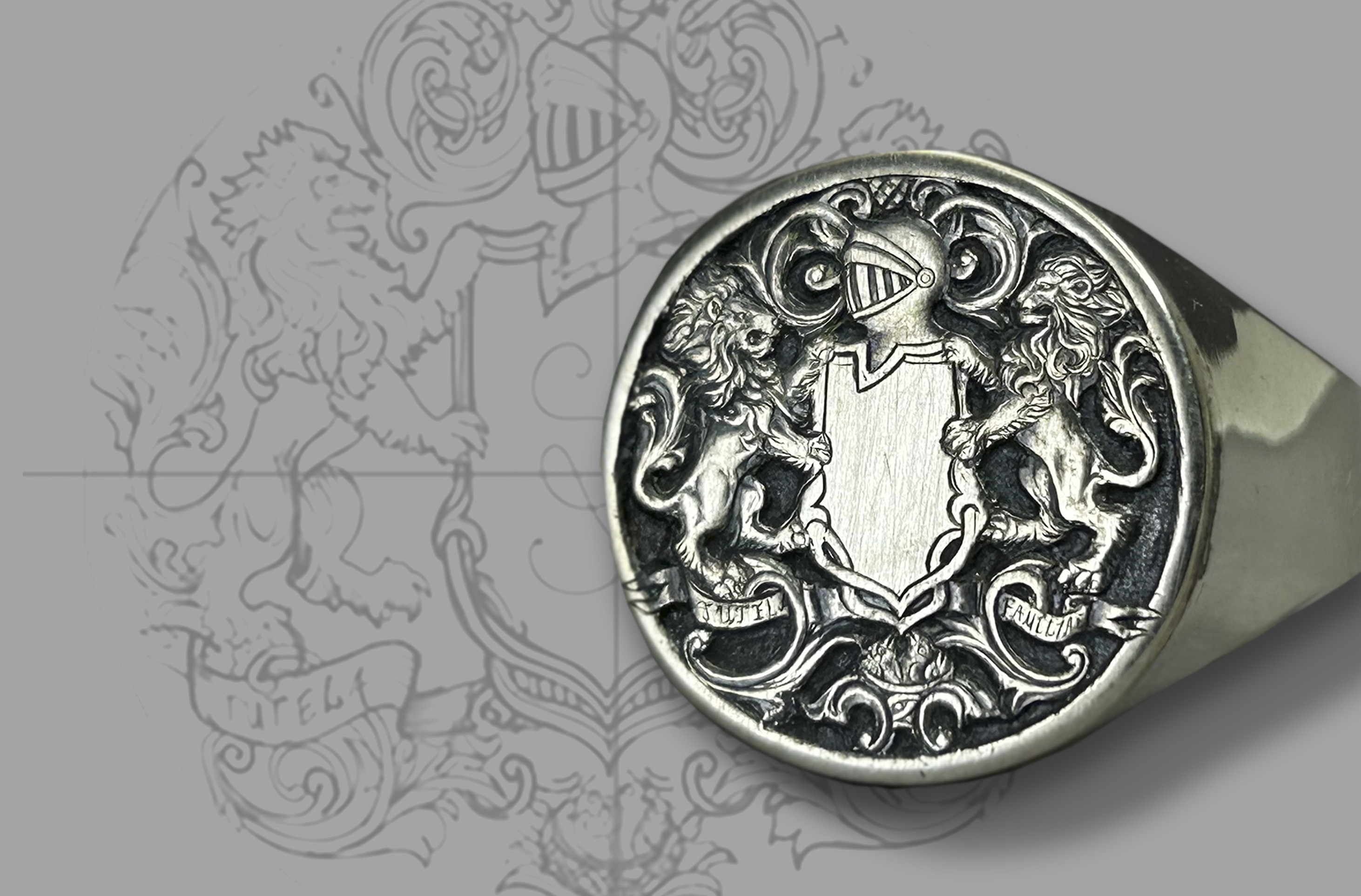 Signet Ring Hand Engraving